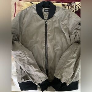 Hudson gene puffy bomber trooper green jacket